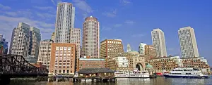 Skyline, Rowes Wharf, waterfront