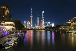 Skyline, skyscraper, Pearl Tower