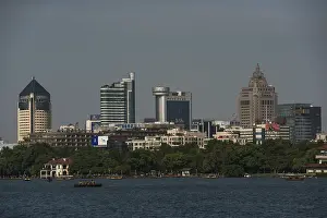 Skyline from West Lake, Hangzhou
