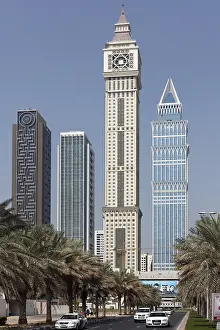 Skyscrapers built in differing architectural styles