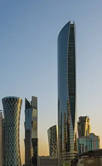 Skyscrapers, Doha, Qatar, Asia