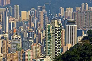 Skyscrapers, sea of houses, Central District