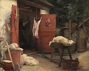 Slaughtering Animals, A Slaughterhouse in Hellebaek in Denmark