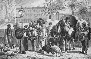 Slavs and Hungarians at the Naschmarkt in Vienna
