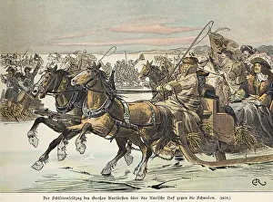Sledge campaign of the Great Elector across the Curonian Lagoon against the Swedes in 1678