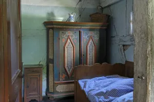Sleeping chamber, 1926, in the shepherds house