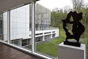 Slope side, northern part, on the right bronze sculpture NOCH OHNE NAME