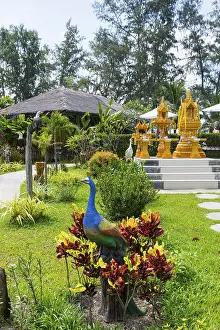 Small Buddhist temple, decorated