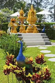 Small Buddhist temple, decorated