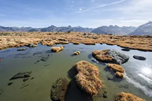 Small lake on the high plateau of the Gurgler Seenplatte