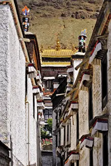 Small lane, Palcho Monastery or Pelkor chode or Shekar