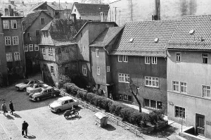 Small town, East Germany, Europe, circa 1985