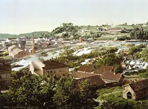 Small town of Honefoss, Ringerike