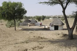Small village between Jodhpur and Jaisalmer