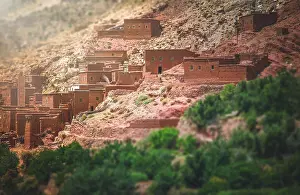 Small village in the middle of Atlas mountains