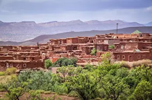 Small village Telouet in Atlas mountains, Morocco