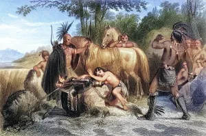 Smith is rescued by Pocahontas 1607