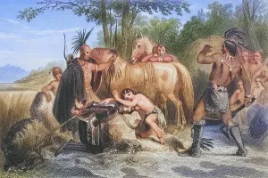 Smith is rescued by Pocahontas 1607