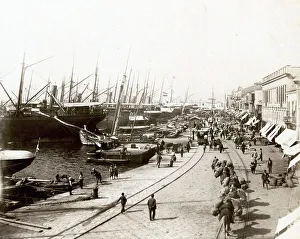 Smyrna, today's Izmir, the gate and quays