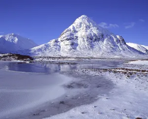 The snow-capped mountains of Glencoe
