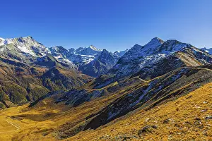 Snow-capped peaks in Val d'Anniviers
