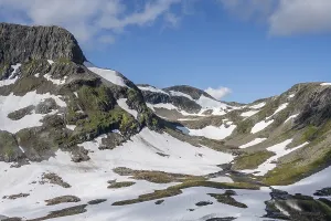 Snow-covered highlands, Rimstigen