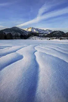 Snow covered Landscape in the Berchtesgadener Alps