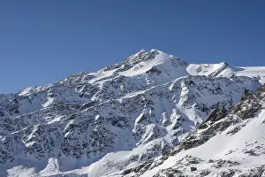 Snow-covered mountain landscape