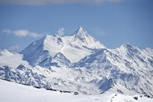 Snow-covered mountain landscape