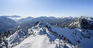 Snow-covered mountain landscape