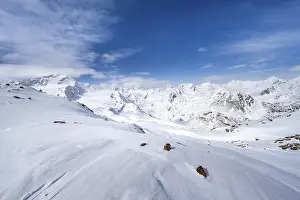 Snow-covered mountain landscape