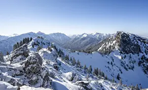 Snow-covered mountain landscape