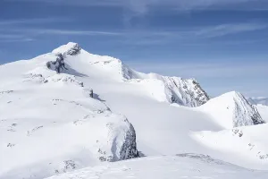 Snow-covered mountain landscape