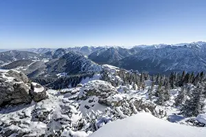 Snow-covered mountain landscape