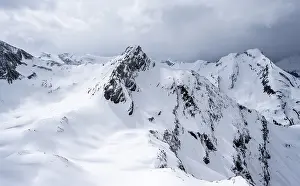 Snow-covered mountain landscape