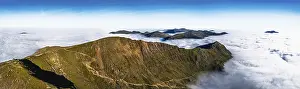 Snowdon Massif from a drone, Snowdon Range