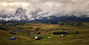 Snowy Alpe di Siusi, Seiser Alm