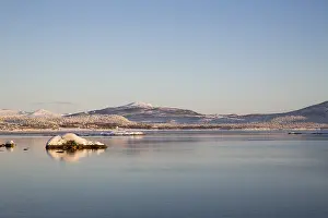 Framed Print : Snowy landscape, Tranoybotn at the Tranoyfjord