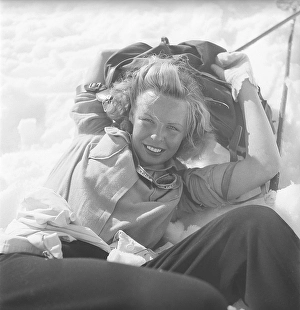 In the snowy mountains 1940s