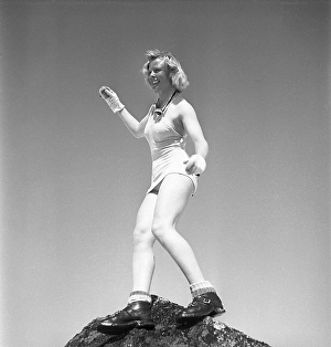 In the snowy mountains 1940s