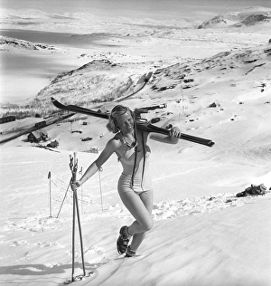 In the snowy mountains 1940s