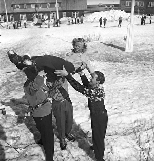 In the snowy mountains 1940s