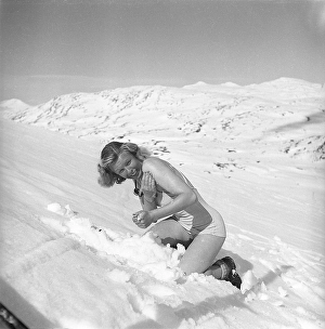 In the snowy mountains 1940s
