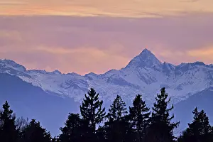 Framed Print : Snowy Ritzlihorn in evening light Framed Print : Snowy Ritzlihorn in evening light