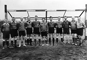 Soccer team, historic photograph, around 1922