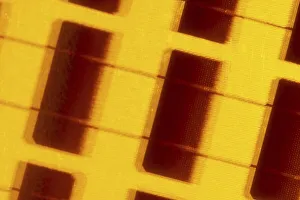 Solar cell on the solar tree in Ulm's Solar City residential district