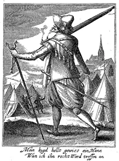 Soldier, Musketeer, from the beginning of the 17th century