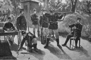 Soldiers at the shooting range