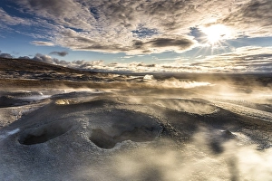 Category Mountain Landscapes Prints: Solfataras, fumaroles, mud pots