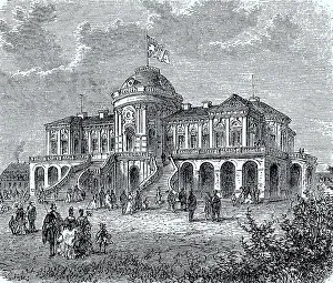 The Solitude Palace near Stuttgart in 1878